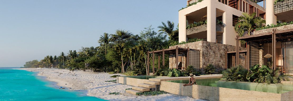 Bahia Beachfront Condo for Sale Tankah Bay Tulum