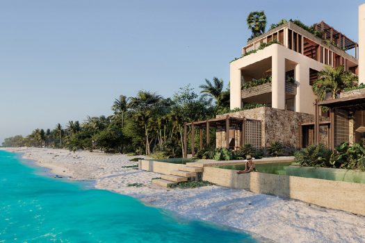 Bahia Beachfront Condo for Sale Tankah Bay Tulum