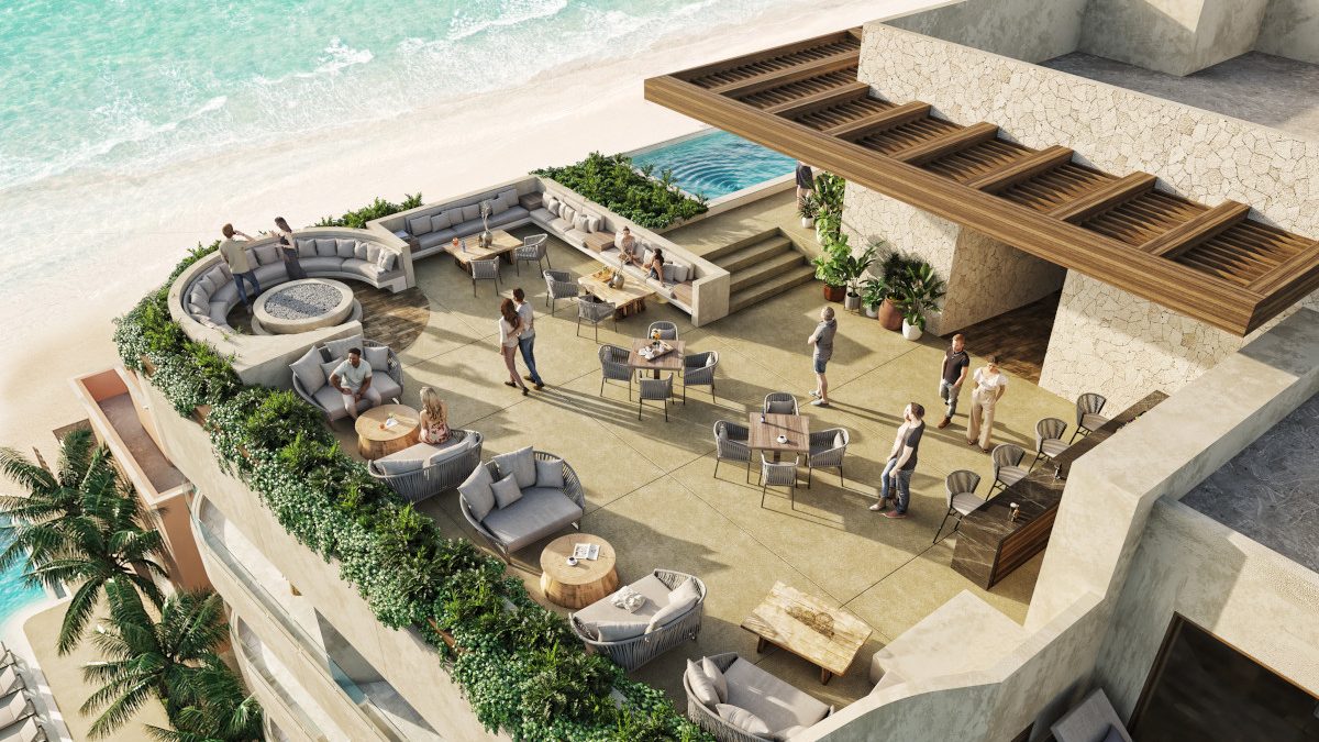 Sole Blu Seafront Condo Puerto Morelos