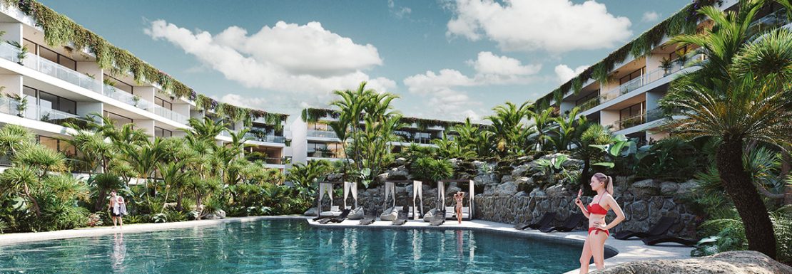 The Leaf Condos for Sale in Playacar, Playa del Carmen